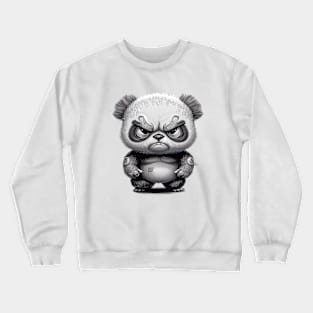 Panda Cute Adorable Humorous Illustration Crewneck Sweatshirt